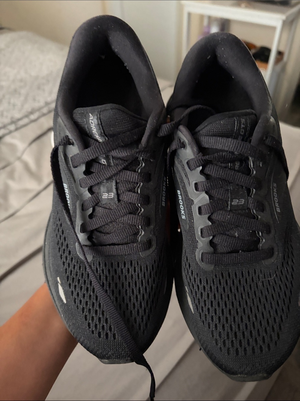 Brooks Men’s Black Mesh Running Sneakers